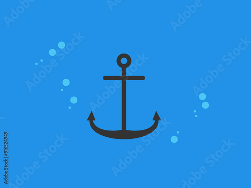 flat design maritime day vector illustration