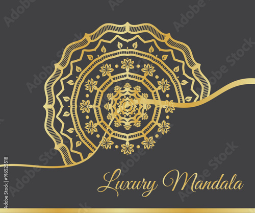 Creative luxury decorative mandala background, Seamless vector mandala pattern design for background