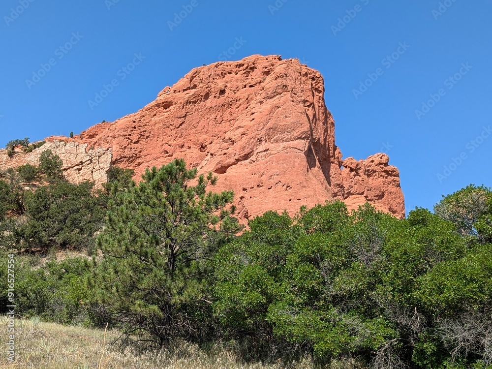 Beautiful view of the garden of Gods in Colorado, USA Beautiful view of the garden of Gods in Colorado, USA