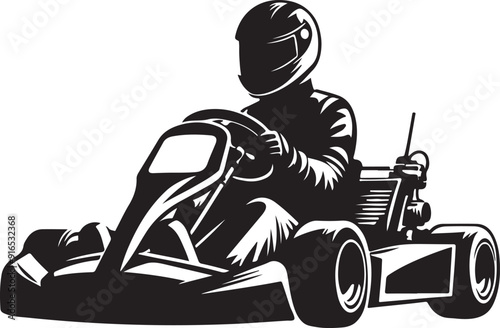 driver car. Street speed racers competition sport automobile go kart background cartoon