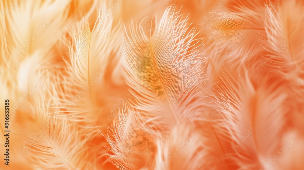 Orange closes the feather background. The generation of AI. Orange closes the feather background. The generation of AI.