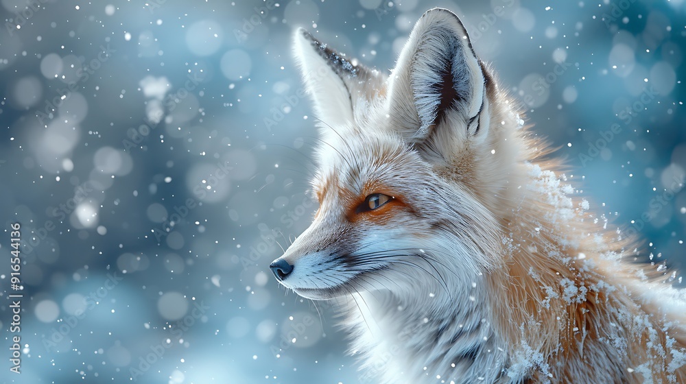 A Fennec Fox with an abstract snowy background, cool blues and white textures, creating a magical and wintery feel, hd quality, natural look. --ar 16:9 --v 6.0 --s 250 --style raw A Fennec Fox with an abstract snowy background, cool blues and white textures, creating a magical and wintery feel, hd quality, natural look. --ar 16:9 --v 6.0 --s 250 --style raw
