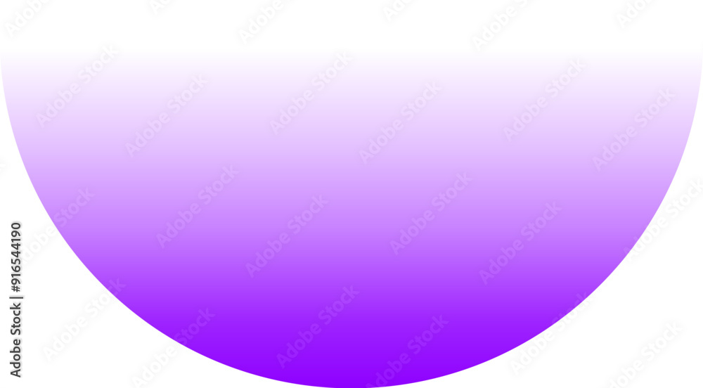 Obraz premium Half Circle Gradient Element Svg