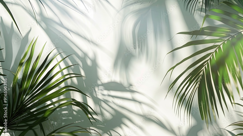 Creating soft and intricate leaf shadows on a white background, emphasizing the use of light and shadow to evoke a serene and natural atmosphere, blending simplicity and complexity through the pattern Creating soft and intricate leaf shadows on a white background, emphasizing the use of light and shadow to evoke a serene and natural atmosphere, blending simplicity and complexity through the pattern