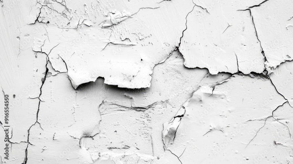 Fototapeta premium Background of White Concrete Wall.