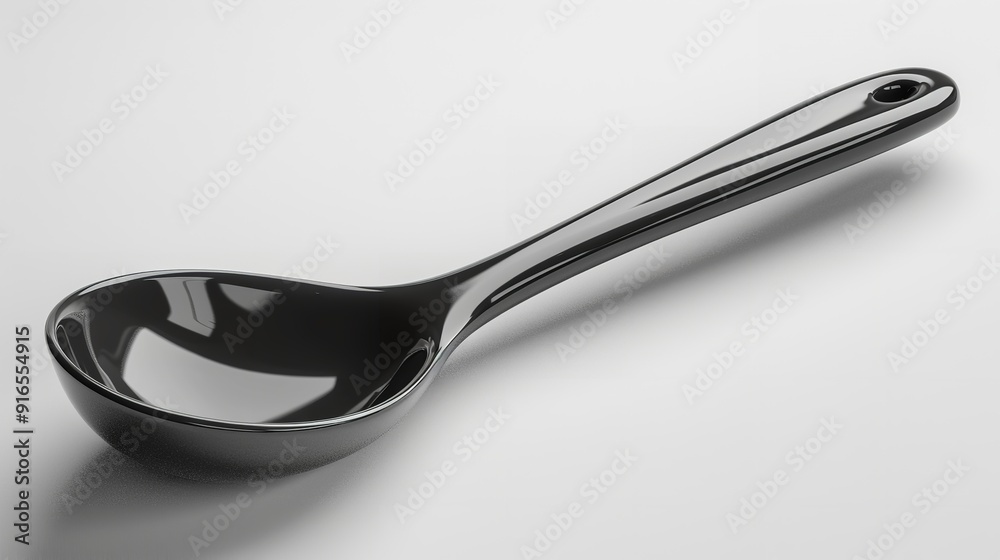 black spoon plastic recyclable biodegradable plastic isolated on white background black spoon plastic recyclable biodegradable plastic isolated on white background
