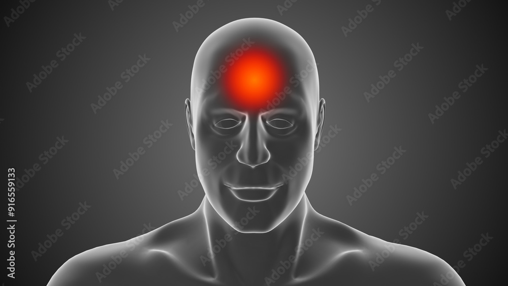 The pressure point headache in human The pressure point headache in human