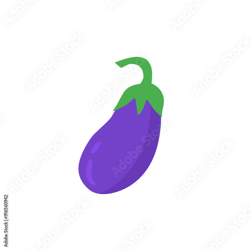 eggplant vector illustration