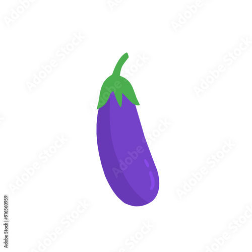 eggplant vector illustration