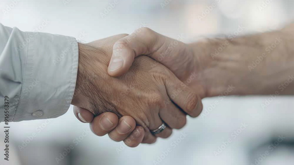 Close-up of business people handshaking Close-up of business people handshaking