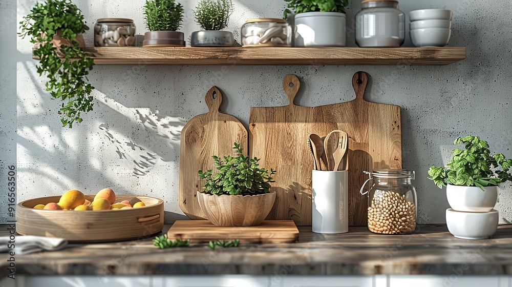 A flat lay of various kitchen utensils and tools. A flat lay of various kitchen utensils and tools.