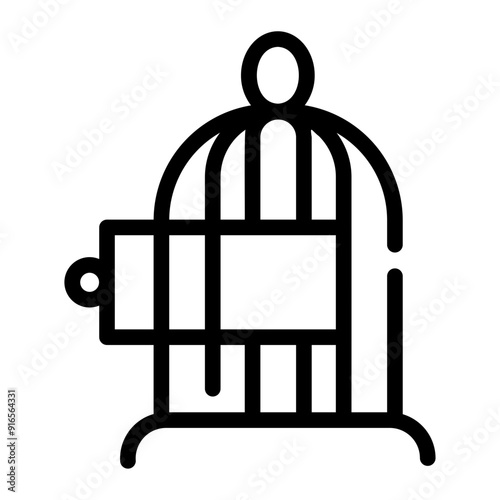 bird cage Line Icon