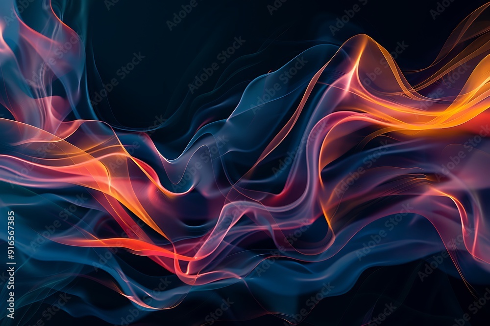 Abstract Flowing Lines of Light Abstract Flowing Lines of Light