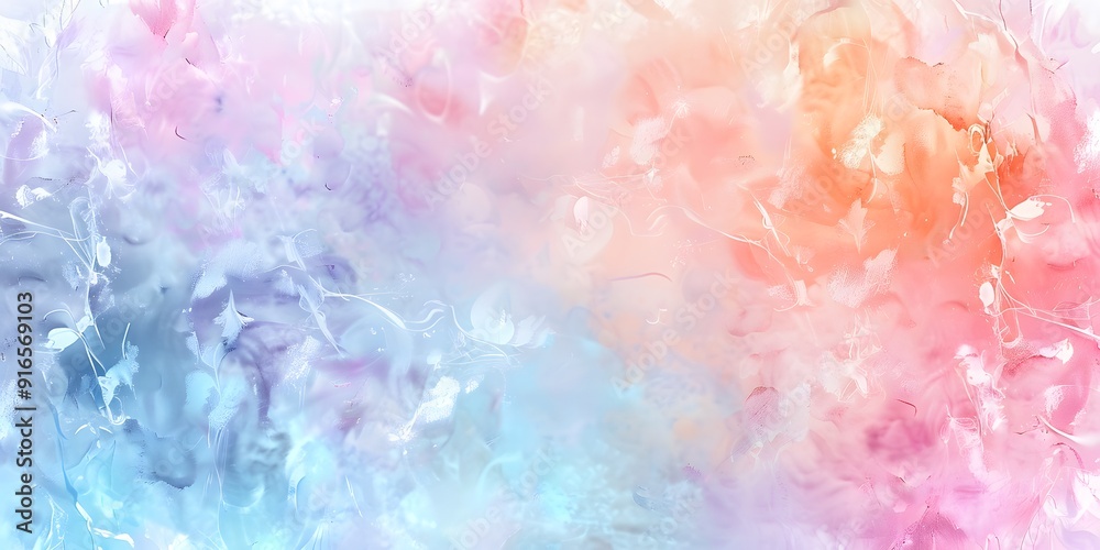 A dreamy abstract background with soft, blended paint textures and a soothing mix of pastel colors A dreamy abstract background with soft, blended paint textures and a soothing mix of pastel colors