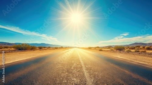 Endless Road Towards the Sun