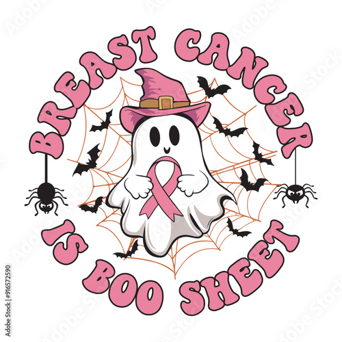 Breast Cancer Is Boo Sheet Breast Cancer Awareness SVG