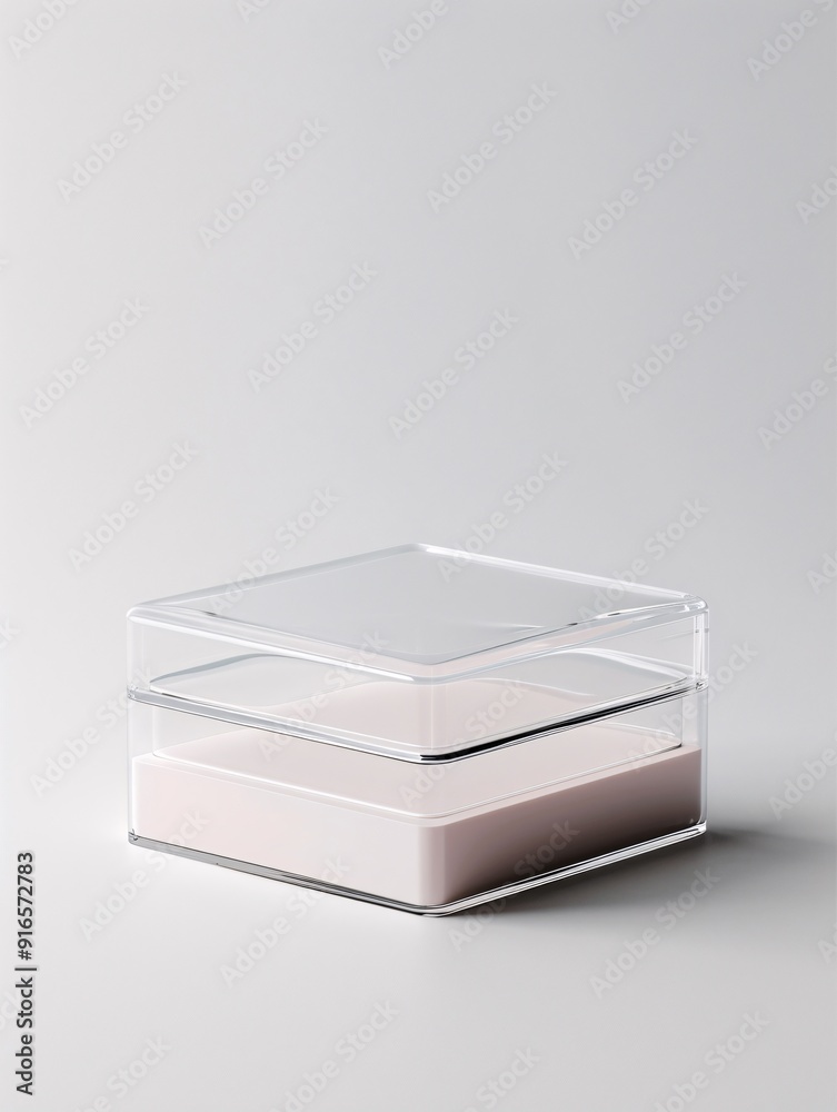 Detailed close-up of a transparent plastic box with its lid slightly open, set against a neutral background. The image provides significant copy space for product descriptions or logos. Detailed close-up of a transparent plastic box with its lid slightly open, set against a neutral background. The image provides significant copy space for product descriptions or logos.