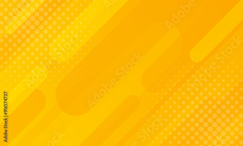 Bright orange-yellow gradient abstract dynamic background with halftone. Modern wallpapers. Fresh template banner for sales background, business, ads, events, web and pages