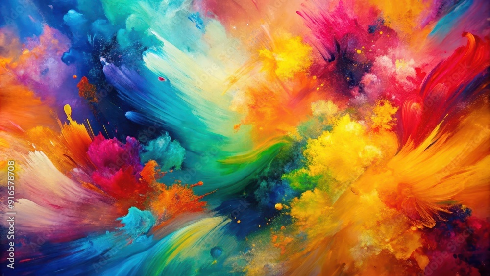 Vibrant painting with lively brush strokes , colorful, abstract, art, creative, colorful, vibrant, brush strokes Vibrant painting with lively brush strokes , colorful, abstract, art, creative, colorful, vibrant, brush strokes
