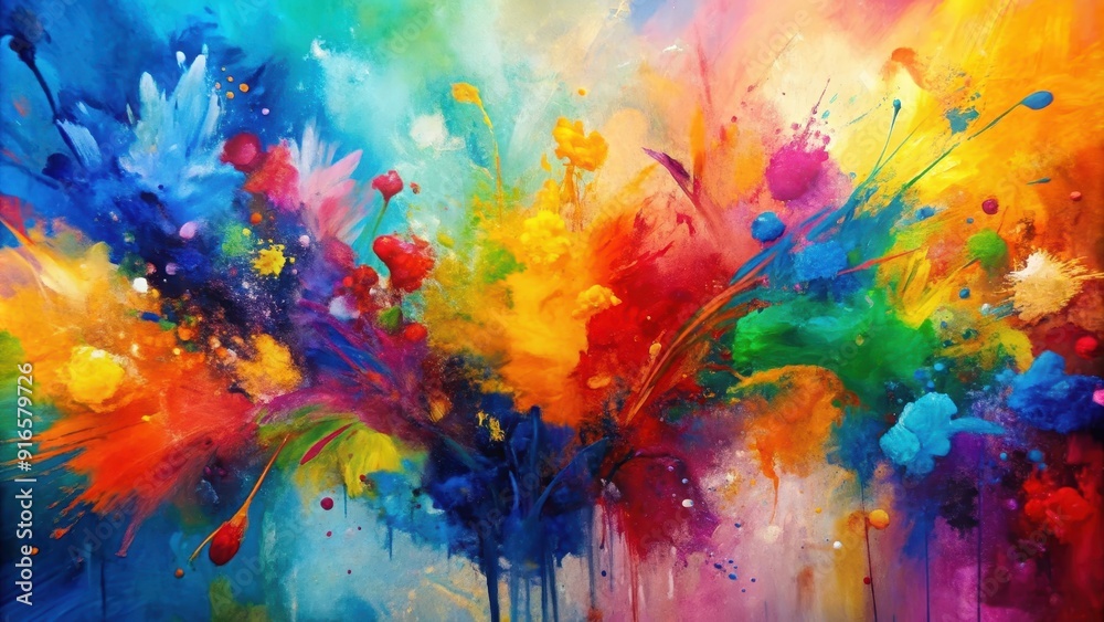 Vibrant abstract expressionist painting with bold brushstrokes and color splashes , colorful, dynamic, vibrant, freedom Vibrant abstract expressionist painting with bold brushstrokes and color splashes , colorful, dynamic, vibrant, freedom