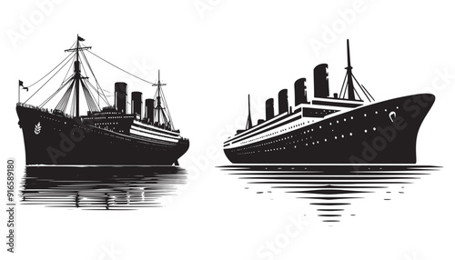 Passenger Ships Ship Silhouette