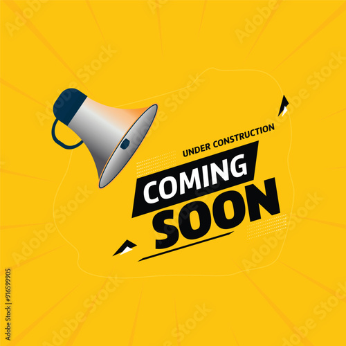 Get Ready! Coming Soon vector design
