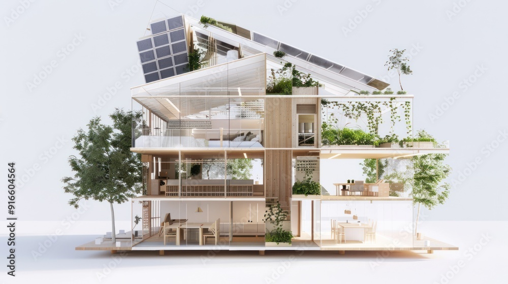 Modern Eco-Friendly Home Design Modern Eco-Friendly Home Design