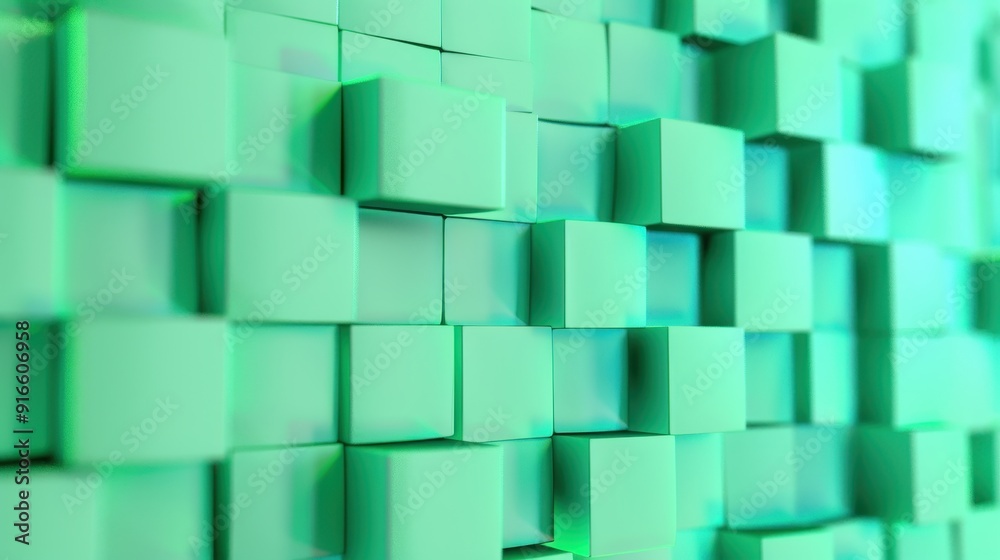 Smooth blue abstract cubes with a vibrant green block overlay, creating a dynamic and modern digital wallpaper that invites exploration and visual intrigue. Smooth blue abstract cubes with a vibrant green block overlay, creating a dynamic and modern digital wallpaper that invites exploration and visual intrigue.