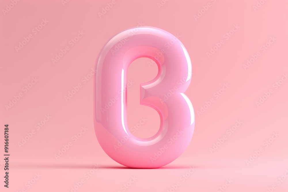 Vibrant Pink Zero, a playful and bold three-dimensional representation of the number zero, set against a soft pink backdrop, creating an eye-catching visual impact. Vibrant Pink Zero, a playful and bold three-dimensional representation of the number zero, set against a soft pink backdrop, creating an eye-catching visual impact.
