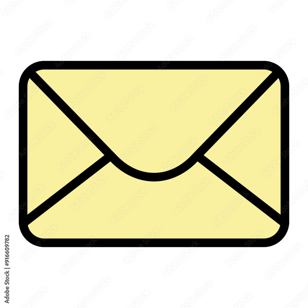 Email Vector Filled Icon Design Email Vector Filled Icon Design