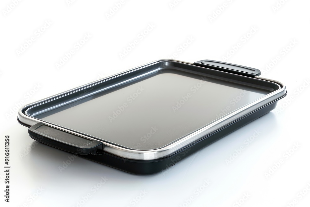 Black and Silver Rectangular Baking Pan. Black and Silver Rectangular Baking Pan.