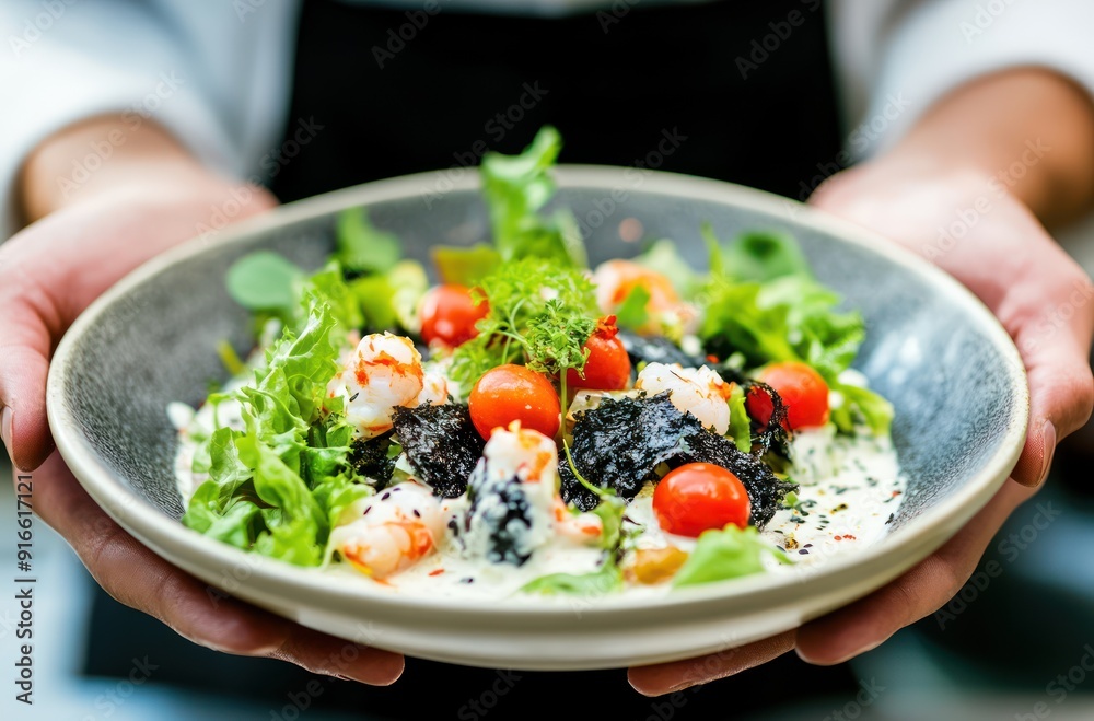 custom made wallpaper toronto digitalDelicious Shrimp Salad in a Bowl