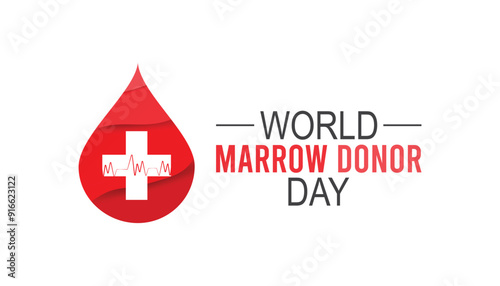 world marrow donor day is observed every year on September.Holiday concept background, placard, banner design template Vector illustration background design.