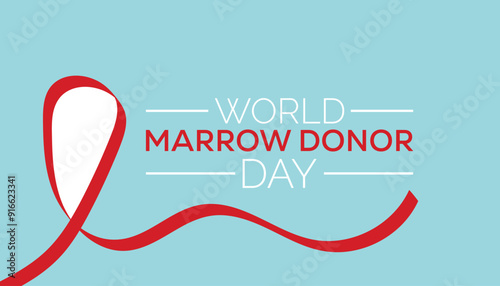world marrow donor day is observed every year on September.Holiday concept background, placard, banner design template Vector illustration background design.