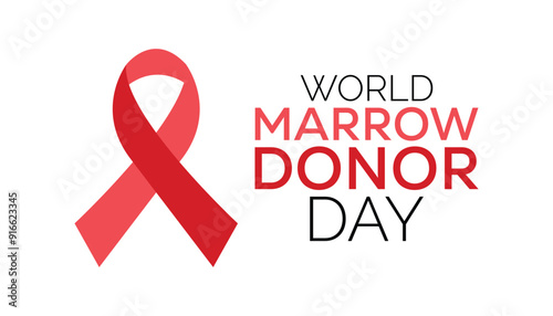 world marrow donor day is observed every year on September.Holiday concept background, placard, banner design template Vector illustration background design.