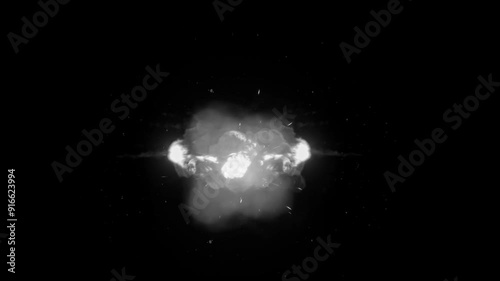 explosion effect. intro explosion effect
