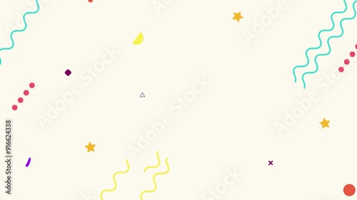 Innovative background with various patterns, suitable for presentations and education