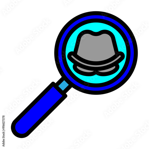 Fraud Vector Filled Icon Design