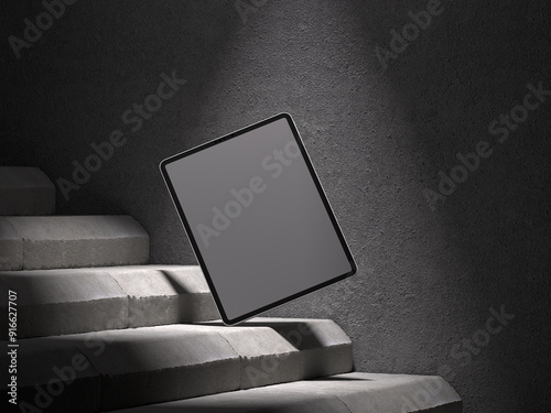 3D Mockup, tablet Mockup to showcase your design