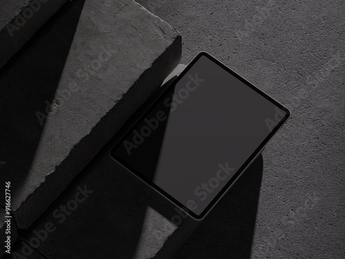 3D Mockup, tablet Mockup to showcase your design