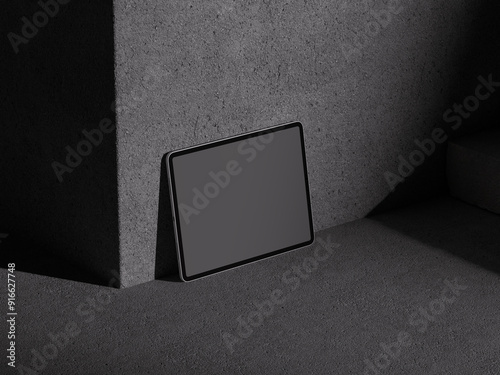 3D Mockup, tablet Mockup to showcase your design