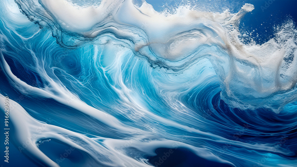 abstract sea green and blue background