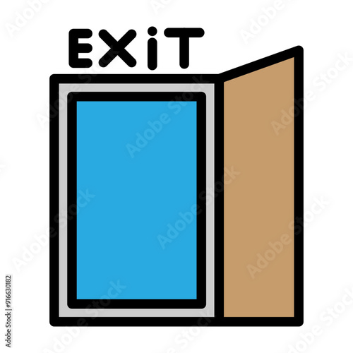 Election Exit Poll Vector Filled Icon Design