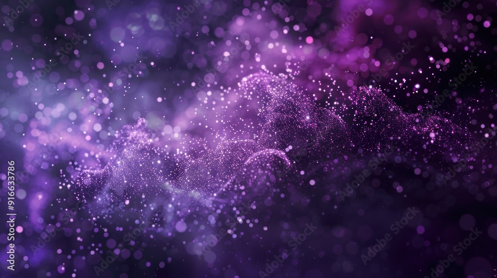 Abstract Purple and Black Swirling Sparkles Abstract Purple and Black Swirling Sparkles