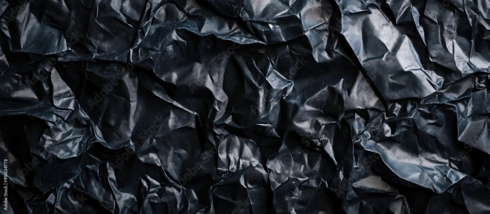 Abstract Crumpled Dark Fabric Texture Abstract Crumpled Dark Fabric Texture