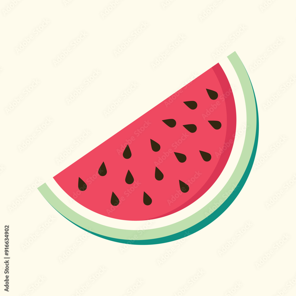 Sliced Watermelon Vector Sliced Watermelon Vector