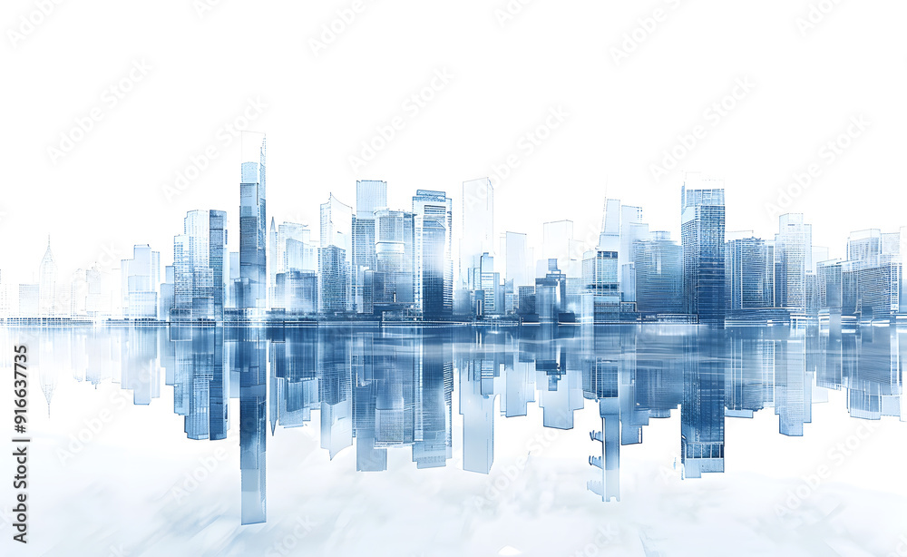 Future abstract urban community Future abstract urban community