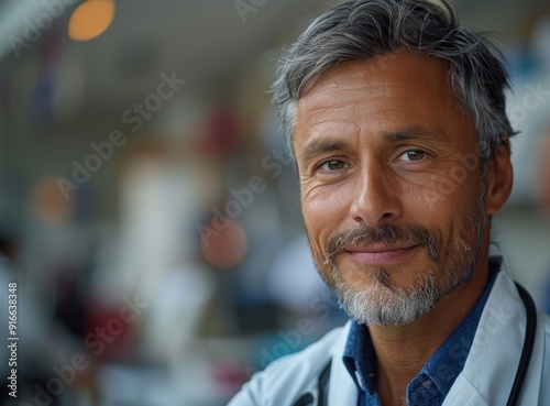 Photo portrait of a man doctor