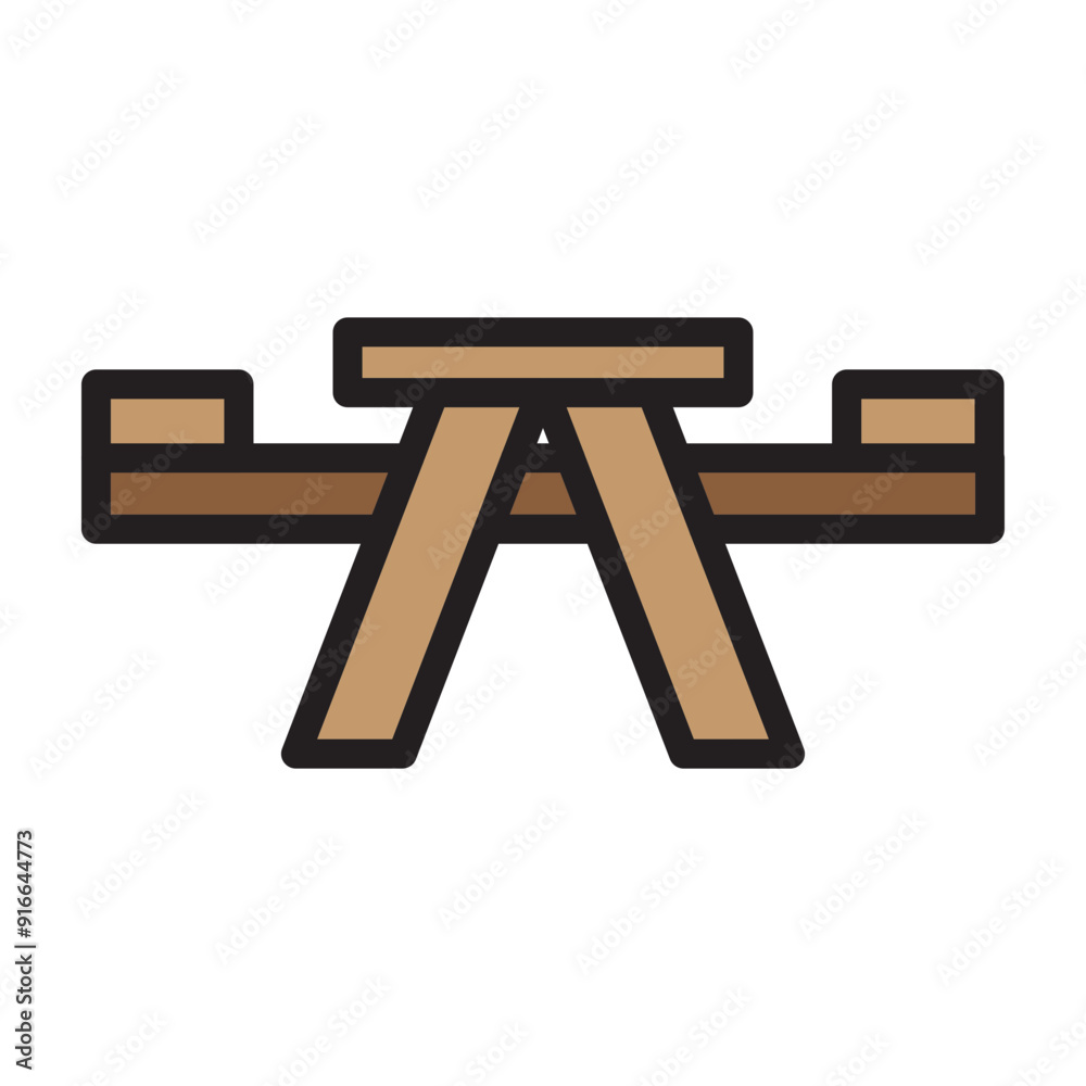 Patio Vector Filled Icon Design Patio Vector Filled Icon Design