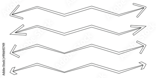 Double Arrow. Dual arrow icon vector set. Black Arrow icon. Esp 10.